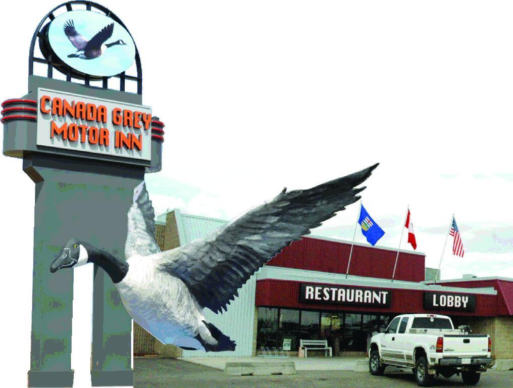 Travelodge Hanna Canada Grey Esterno foto